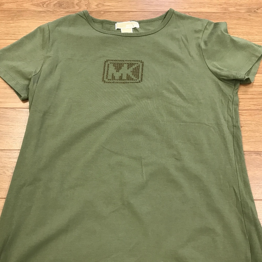 Michael Michael Kors crew neck short sleeve shirt size large women’s